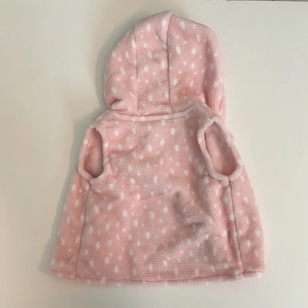 NWOT 12mo Pink Baby Vest with Hood from Carter’s